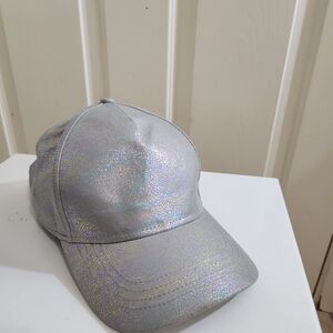 Iridescent Silver Cap